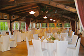 Stilvolles Ambiente im Restaurant im Waldhotel im Spreewald