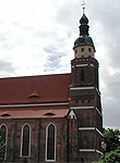 Aussenansicht der Oberkirche St. Nikolai in Cottbus Aussenansicht der Oberkirche St. Nikolai in Cottbus
