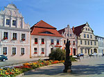 historischer Markt in Luckau