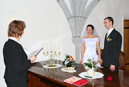 Trauzimmer im Rathaus