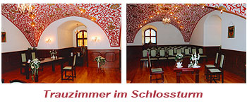 Ansichten des Trauzimmers im Schlossturm in Luebben Ansichten des Trauzimmers im Schlossturm in Luebben