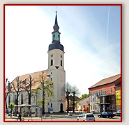 Ansicht der evangelischen Nikolaikirche in Luebbenau Ansicht der evangelischen Nikolaikirche in Luebbenau