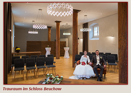 Trauzimmer Schloss Beuchow - copyright Schloss Beuchow